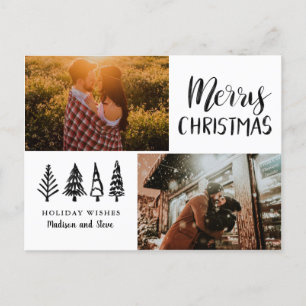 Feliz Navidad moderna   Dos fotos navideñas