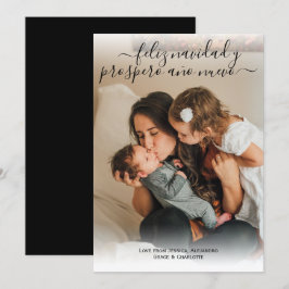 Feliz Navidad - moderna tarjeta de fotos de Navida