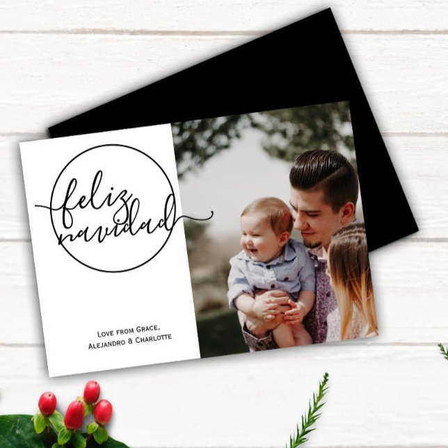 Feliz Navidad - moderna tarjeta de fotos de Navida (Subido por el creador)