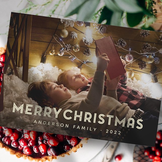 Feliz Navidad moderna y simple tipografía (Subido por el creador)