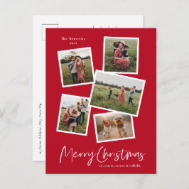 Feliz Navidad Moderno 5 Collage de fotos