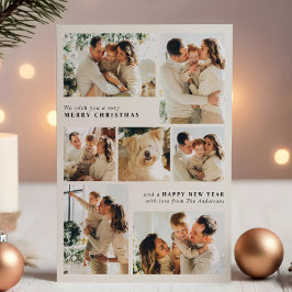 Feliz Navidad Moderno 7 Collages de fotos