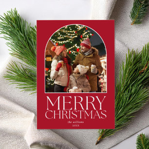 Feliz Navidad Moderno Arco Minimalista Foto