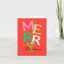 Feliz Navidad Moderno Brillante Festivo