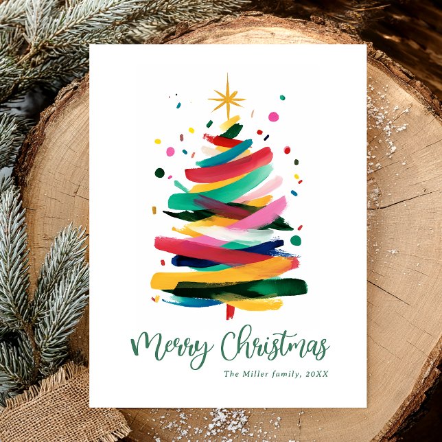 Feliz Navidad Moderno Colorido (Subido por el creador)