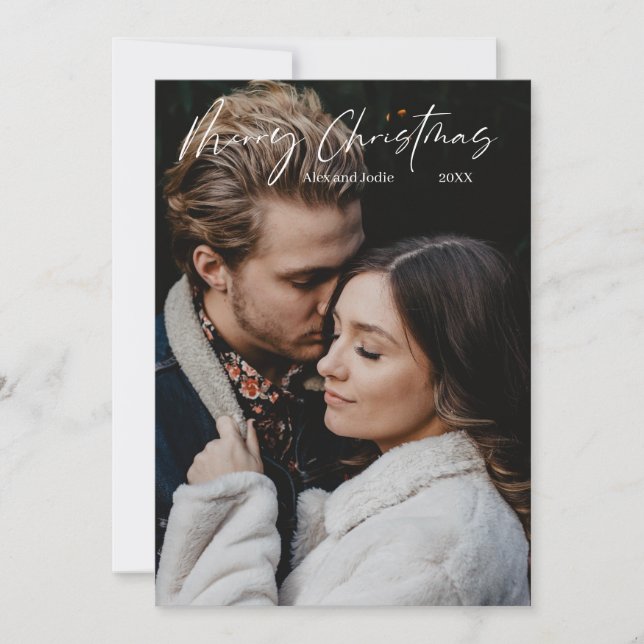 Feliz Navidad Moderno, Minimalismo guiado (Anverso)