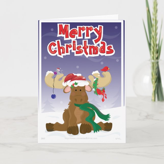 Feliz Navidad Moose (Anverso)