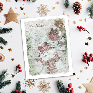 Feliz Navidad Muñeco de Nieve