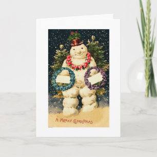 Feliz Navidad -muñeco de nieve