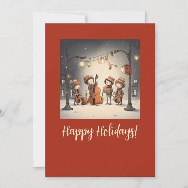 Feliz Navidad Músicos de la Calle (Anverso)