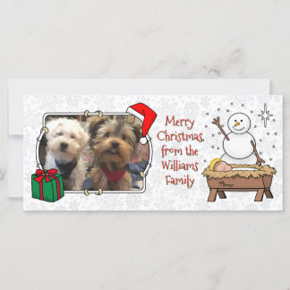 Feliz Navidad Natividad Niño Jesús Snowman