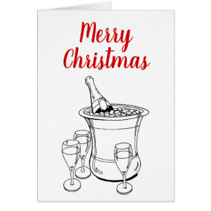 Feliz Navidad Navidad Navidad Champagne Bucket Gla
