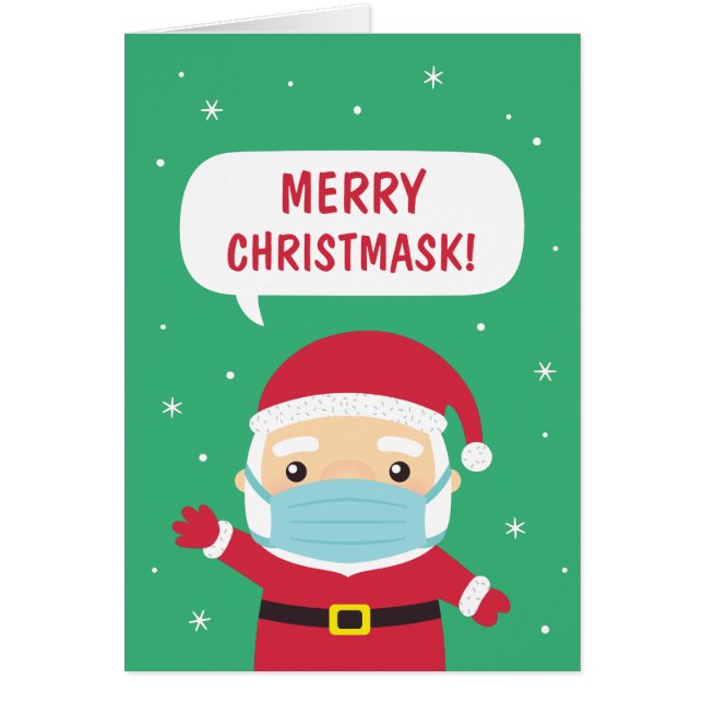 Feliz Navidad, Navidades divertidos Santa 2020 (Frente)