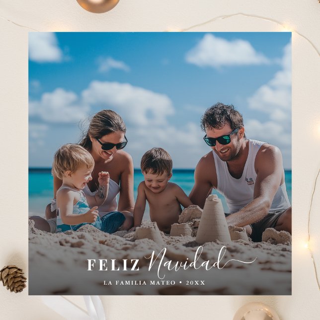 Feliz Navidad Navidades en la playa de la familia (Subido por el creador)