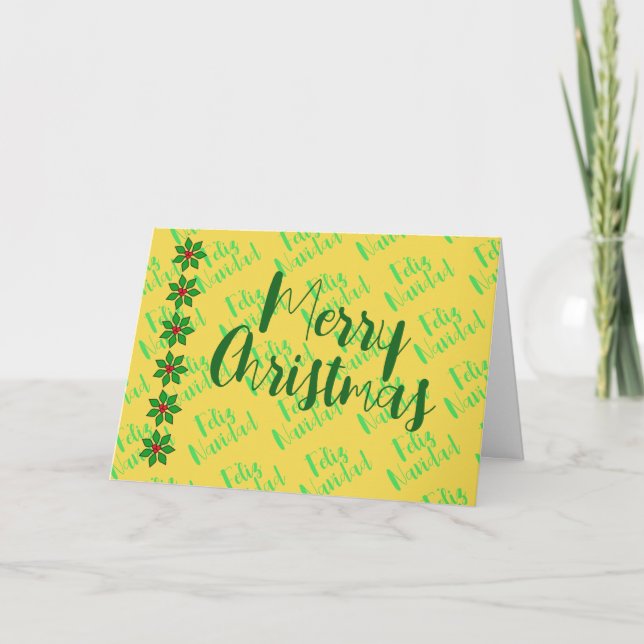 Feliz Navidad Navidades latinoamericanos (Anverso)