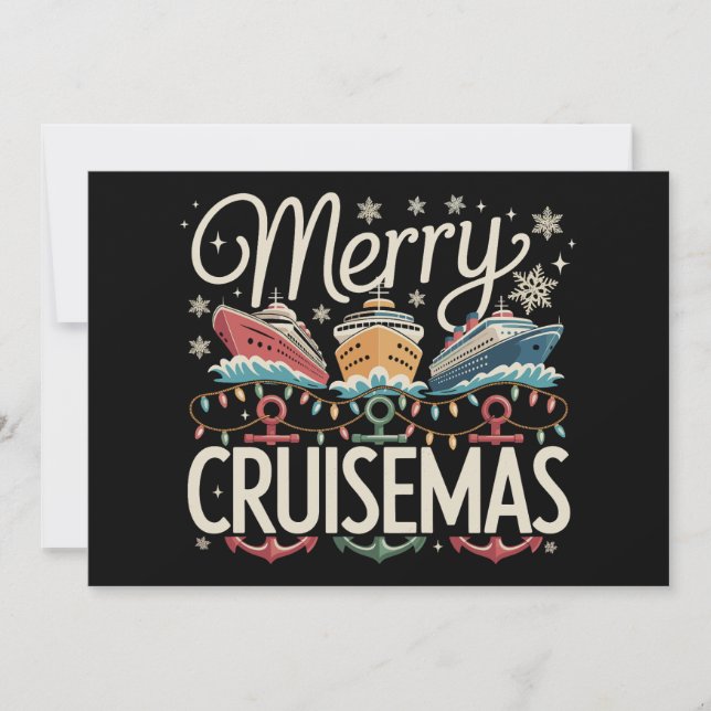 Feliz Navidad navideño en cruisemas (Anverso)