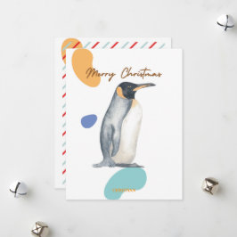 FELIZ NAVIDAD NIÑOS ADORABLES PINGÜINO VINTAGE