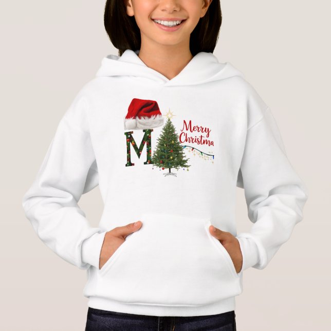 Feliz Navidad Niños Pullover Hoodie - Festividad (Anverso)