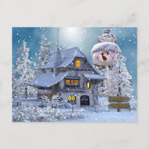 Feliz Navidad Noche de Invierno Silenciosa 