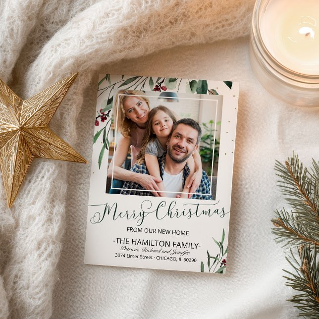 Feliz Navidad Nuevo hogar Invitación móvil foto (Subido por el creador)