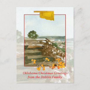 Feliz Navidad Oklahoma Black Mesa Personalizada