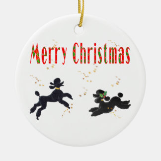 Feliz Navidad: Ornamentos negros en estrellas