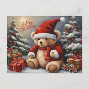 Feliz Navidad Oso de peluche, presencias, decoraci