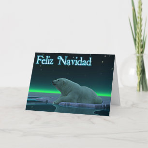 Feliz Navidad - Oso Polar del borde del hielo