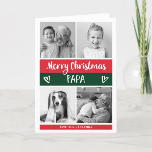 Feliz Navidad papá   Cuadrícula de fotos de bloque