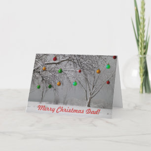 ¡Feliz Navidad papá!/Divertido paisaje nevado