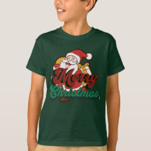Feliz Navidad, Papá Noel viene a la camiseta de la