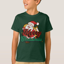 Feliz Navidad, Papá Noel viene a la camiseta de la