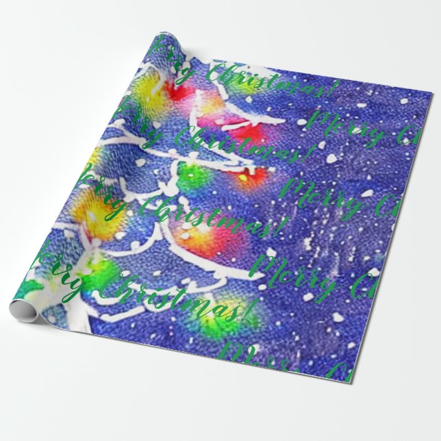 Feliz Navidad! Papel de ajuste (Desenrollado)