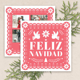 Feliz Navidad Papel Tarjeta de Navidad de fotos