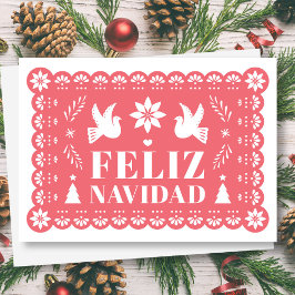 Feliz Navidad Papel Tarjeta de Navidades estilo pi