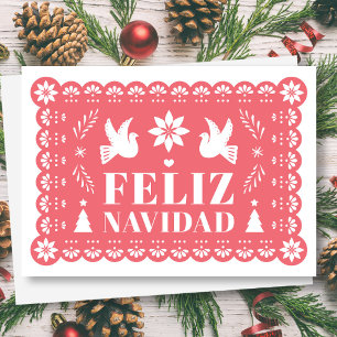 Feliz Navidad Papel Tarjeta de Navidades estilo pi