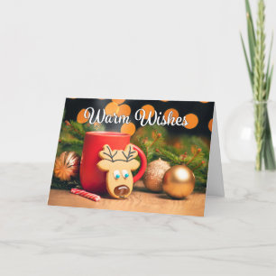 Feliz Navidad para cualquier galleta de reno