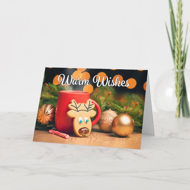 Feliz Navidad para cualquier galleta de reno (Anverso)