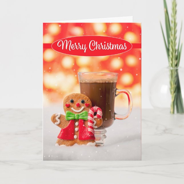 Feliz Navidad para cualquier hombre de jengibre (Anverso)