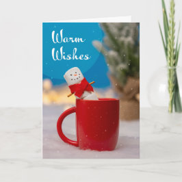 Feliz Navidad para cualquier hombre de nieve de ma