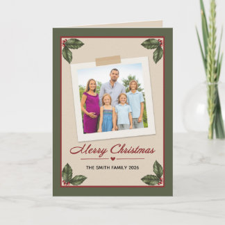 Feliz Navidad para cualquier persona con tu foto y