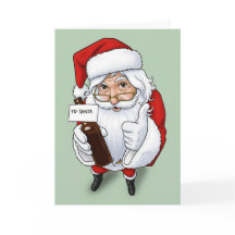 Feliz Navidad para cualquiera, divertido Santa con