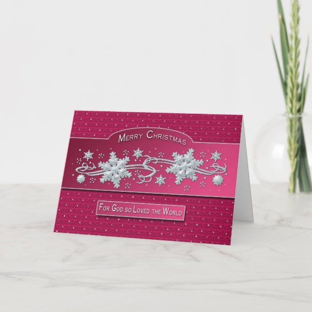 FELIZ NAVIDAD - PARA DIOS TAN AMADO EL MUNDO (Anverso)