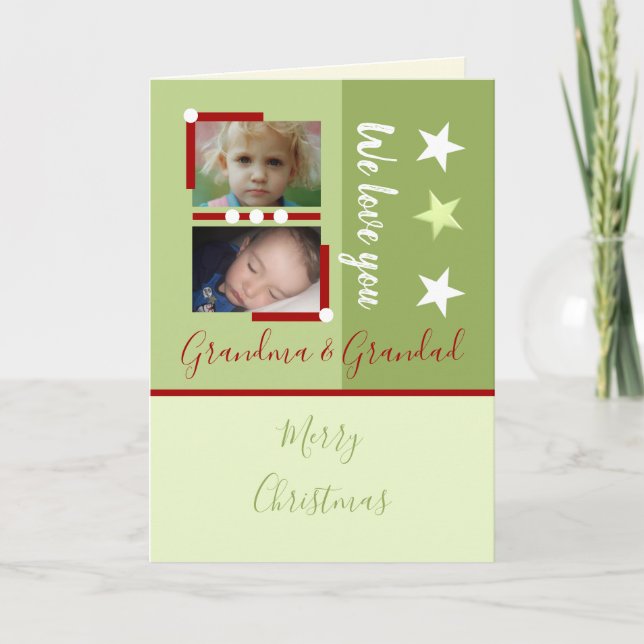 Feliz Navidad para la abuela y el abuelo (Anverso)