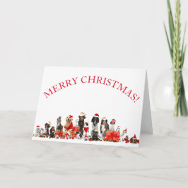 FELIZ NAVIDAD PARA LOS AMANTES DE PET Tarjeta de f
