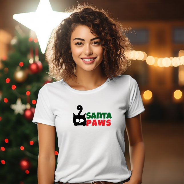 Feliz Navidad para mamás felinas Camiseta roja div (Subido por el creador)