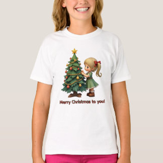 ¡Feliz Navidad para ti! Camiseta de fiesta para ni