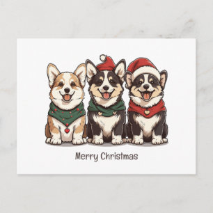 Feliz Navidad Pembroke Welsh Corgi Perros