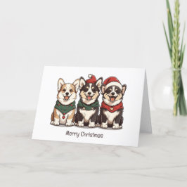Feliz Navidad Pembroke Welsh Corgi Perros