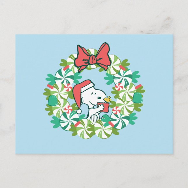Feliz Navidad Peppermination Wreath (Anverso)